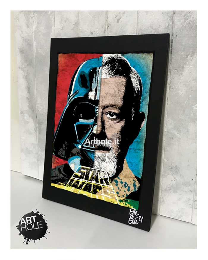 Darth Vader and Obi Wan Kenobi from Star Wars quadro poster canvas artwork